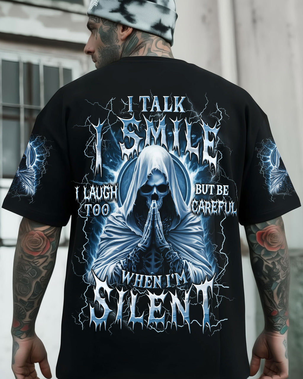 BE CAREFUL WHEN I'M SILENT REAPER ALL OVER PRINT - YHLN0601263