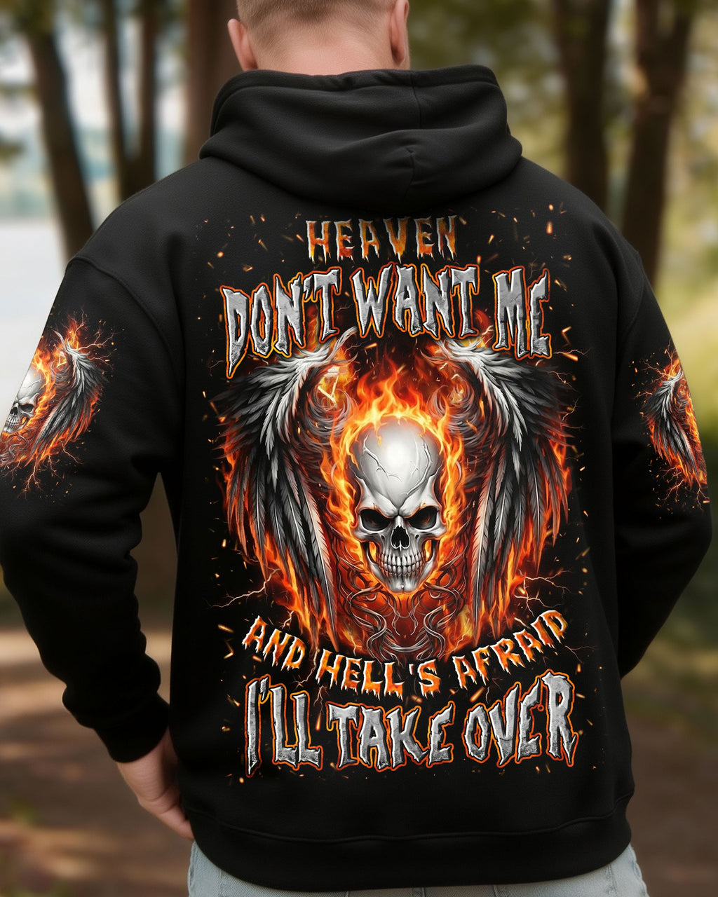 HEAVEN DON'T WANT ME ALL OVER PRINT - TYLN1803261