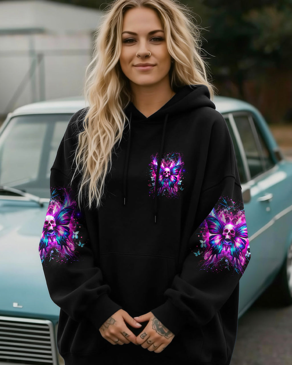 KARMA FAIRY SKULL BUTTERFLY ALL OVER PRINT - YHHG0901262