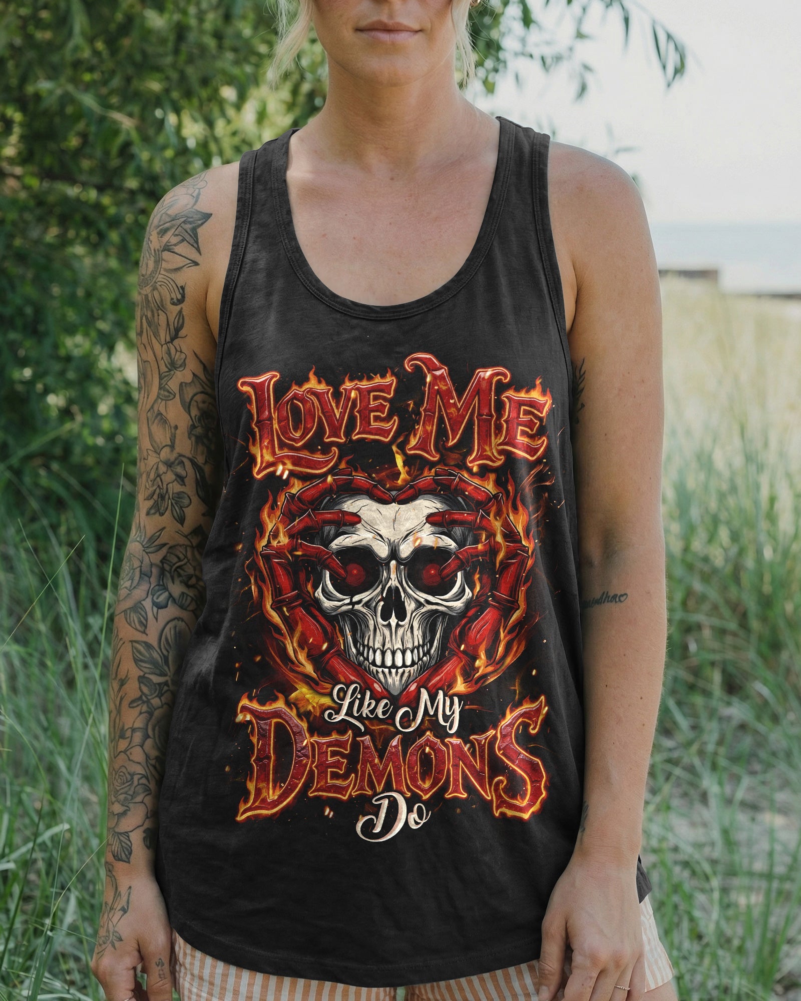 LOVE ME LIKE MY DEMONS DO ALL OVER PRINT - TYQY2104262