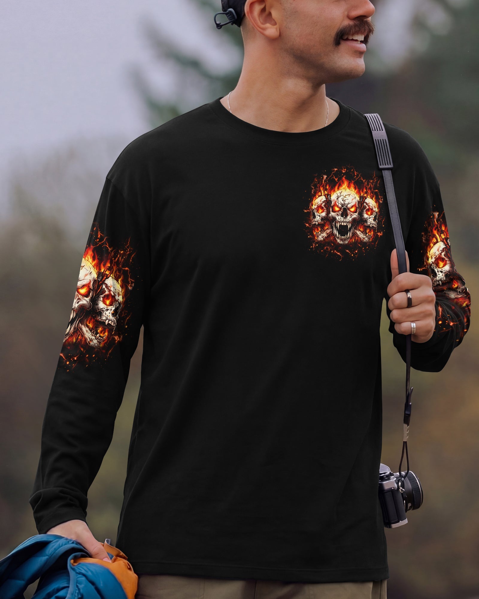 I HAVE 3 SIDES 3 SKULLS ALL OVER PRINT - YHHN0901263