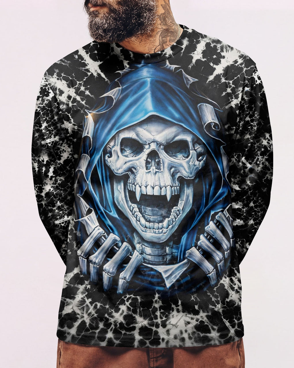 SKULL REAPER SWIRL ALL OVER PRINT  - TLHG0104261
