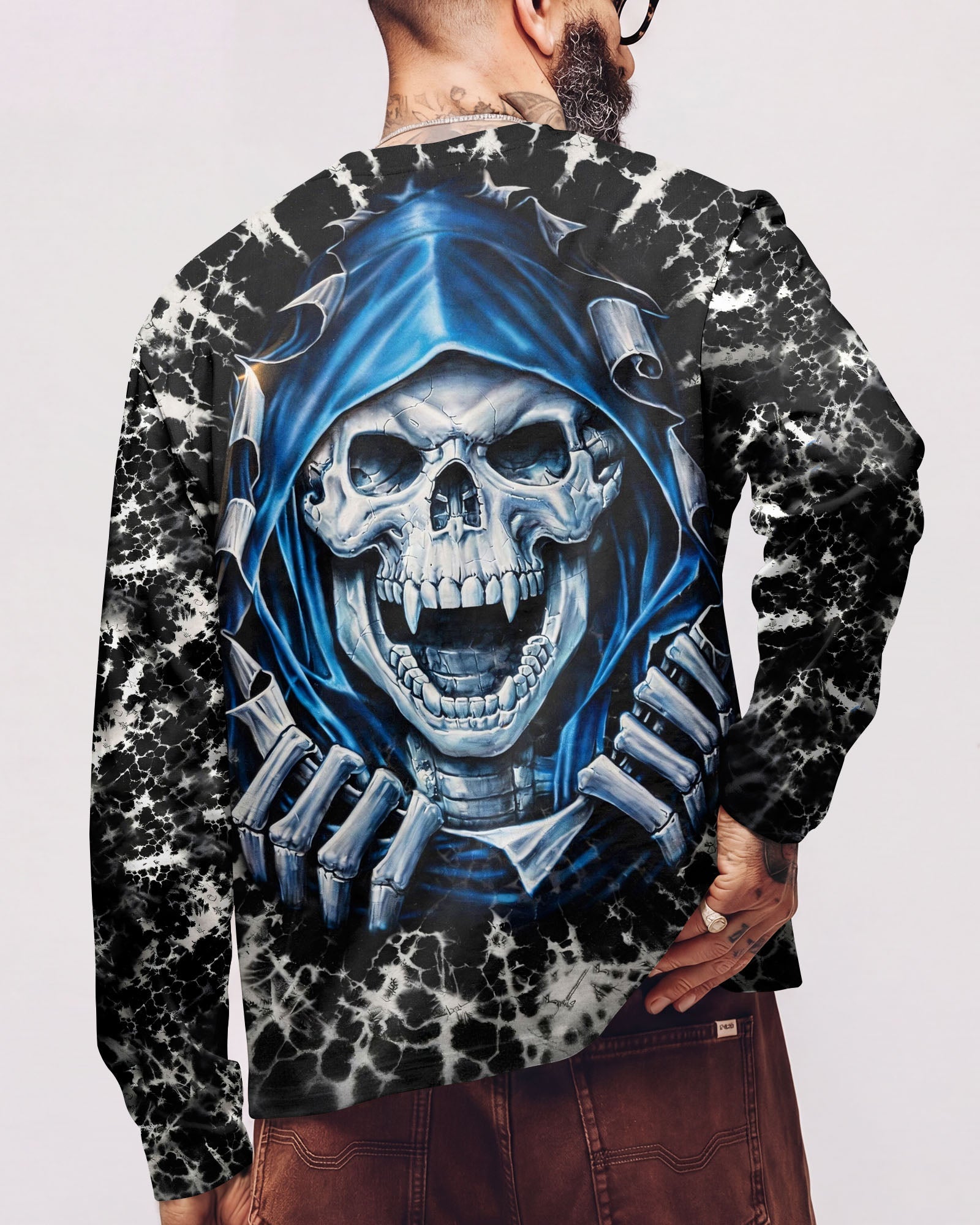 SKULL REAPER SWIRL ALL OVER PRINT  - TLHG0104261