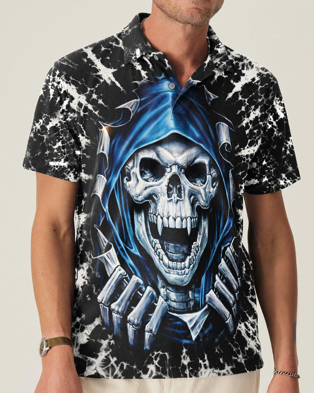 SKULL REAPER SWIRL ALL OVER PRINT  - TLHG0104261