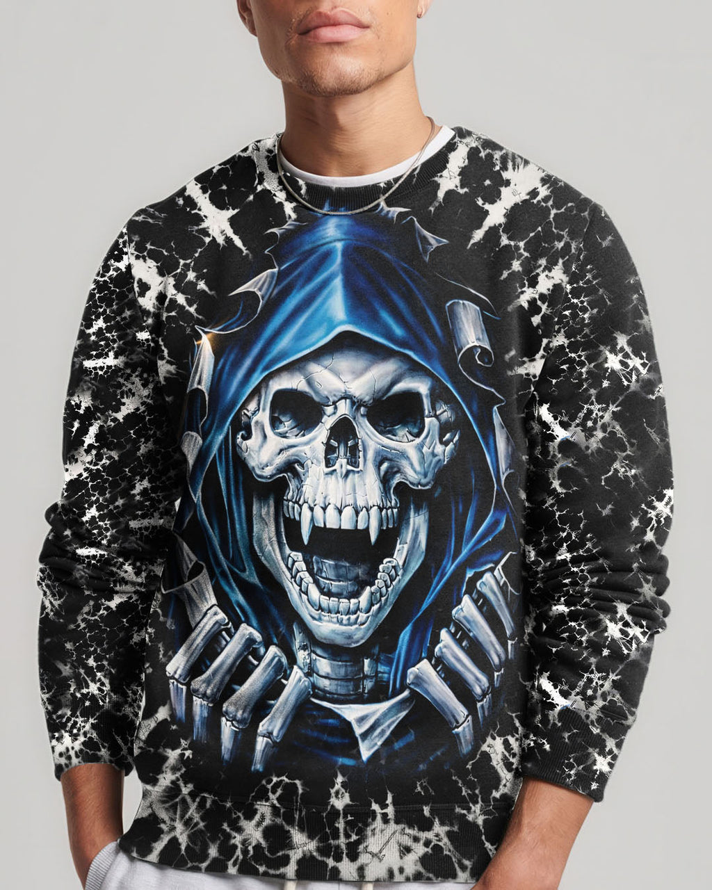 SKULL REAPER SWIRL ALL OVER PRINT  - TLHG0104261
