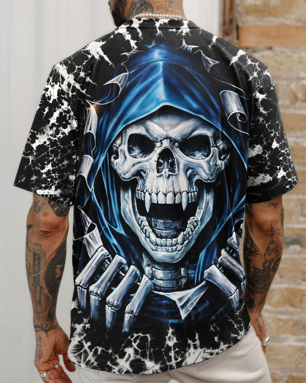SKULL REAPER SWIRL ALL OVER PRINT  - TLHG0104261