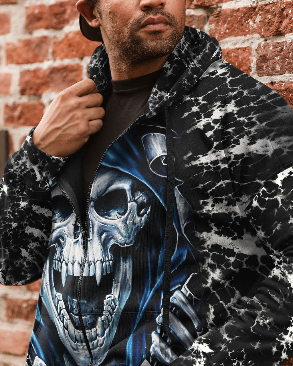 SKULL REAPER SWIRL ALL OVER PRINT  - TLHG0104261