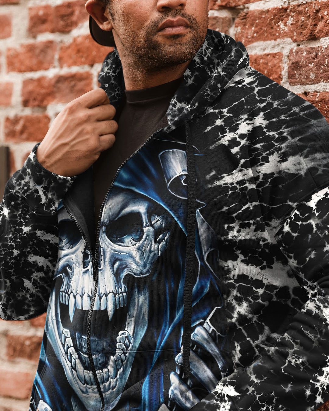 SKULL REAPER SWIRL ALL OVER PRINT  - TLHG0104261