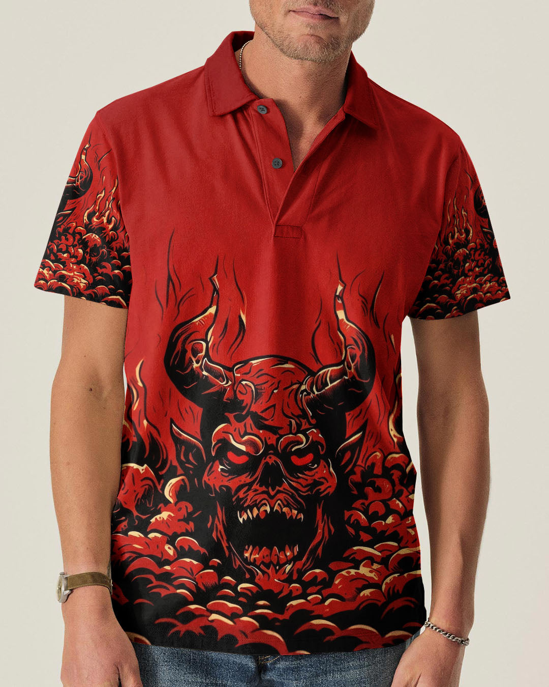 I'M NEVER ALONE MY DEMONS ARE WITH ME 24/7 ALL OVER PRINT  - TLHG3103261