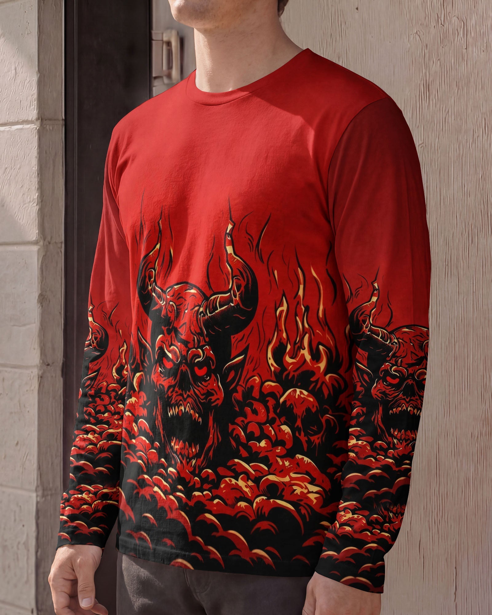 I'M NEVER ALONE MY DEMONS ARE WITH ME 24/7 ALL OVER PRINT  - TLHG3103261
