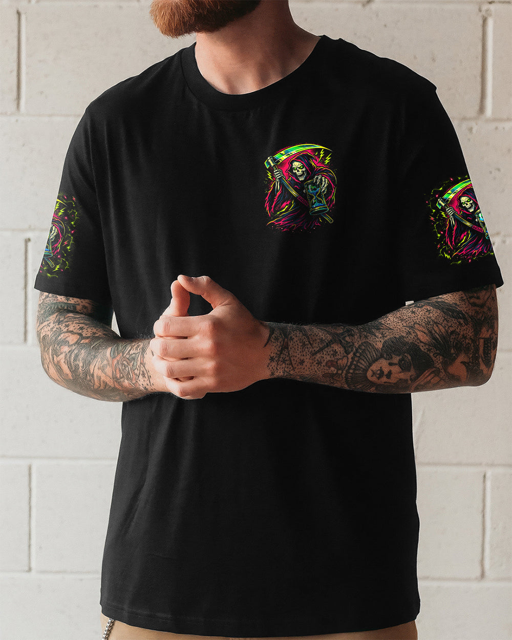 I CAME WITH A WARNING LABEL REAPER ALL OVER PRINT  - TLNO0601261