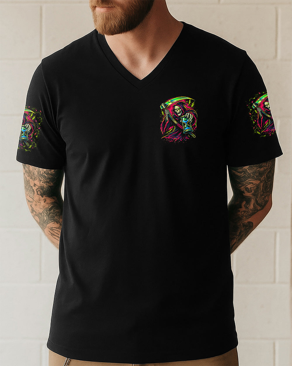 I CAME WITH A WARNING LABEL REAPER ALL OVER PRINT  - TLNO0601261