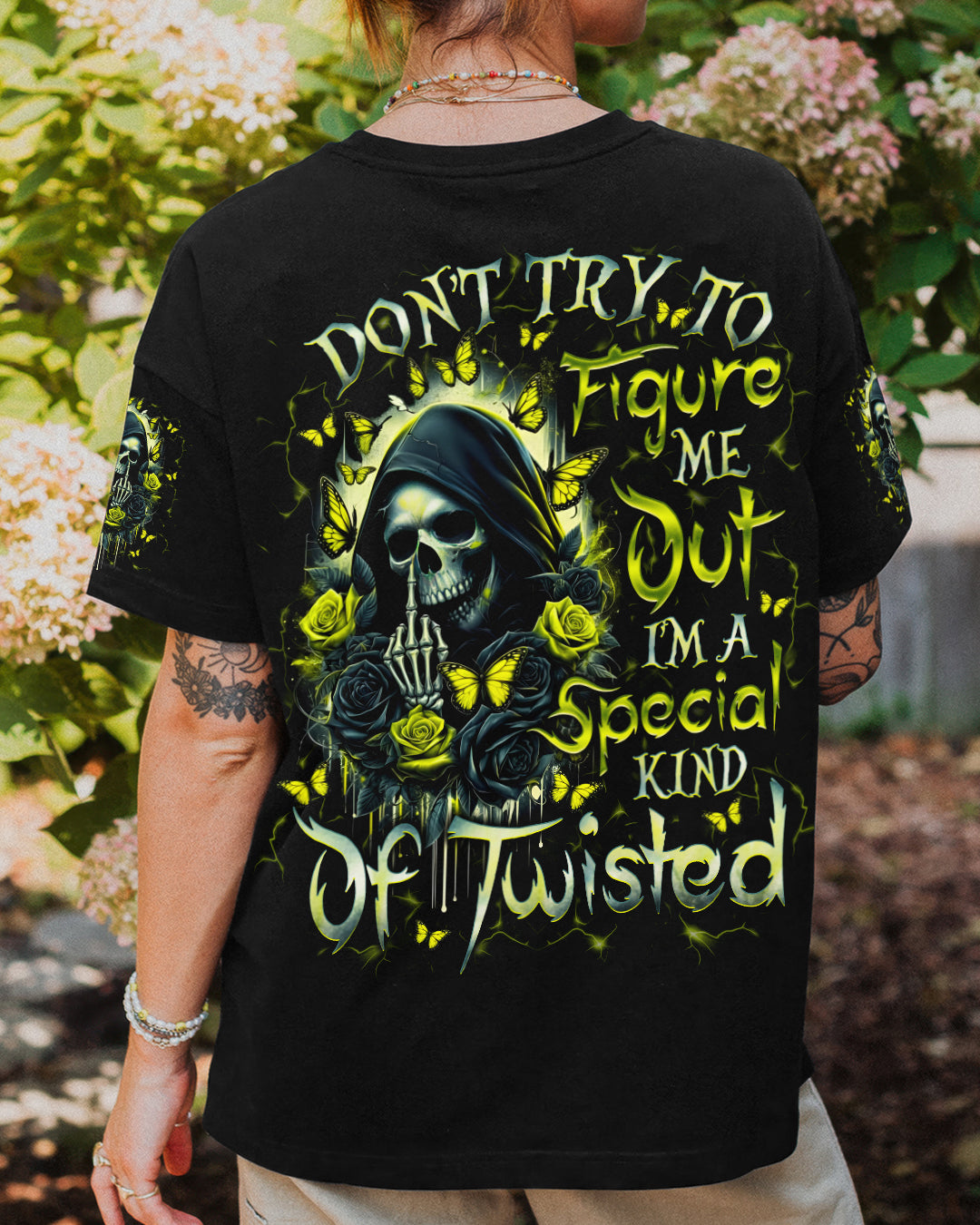 DON'T TRY TO FIGURE ME OUT REAPER SKULL ALL OVER PRINT - TLNO1601262