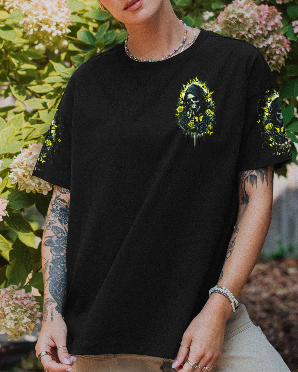 DON'T TRY TO FIGURE ME OUT REAPER SKULL ALL OVER PRINT - TLNO1601262