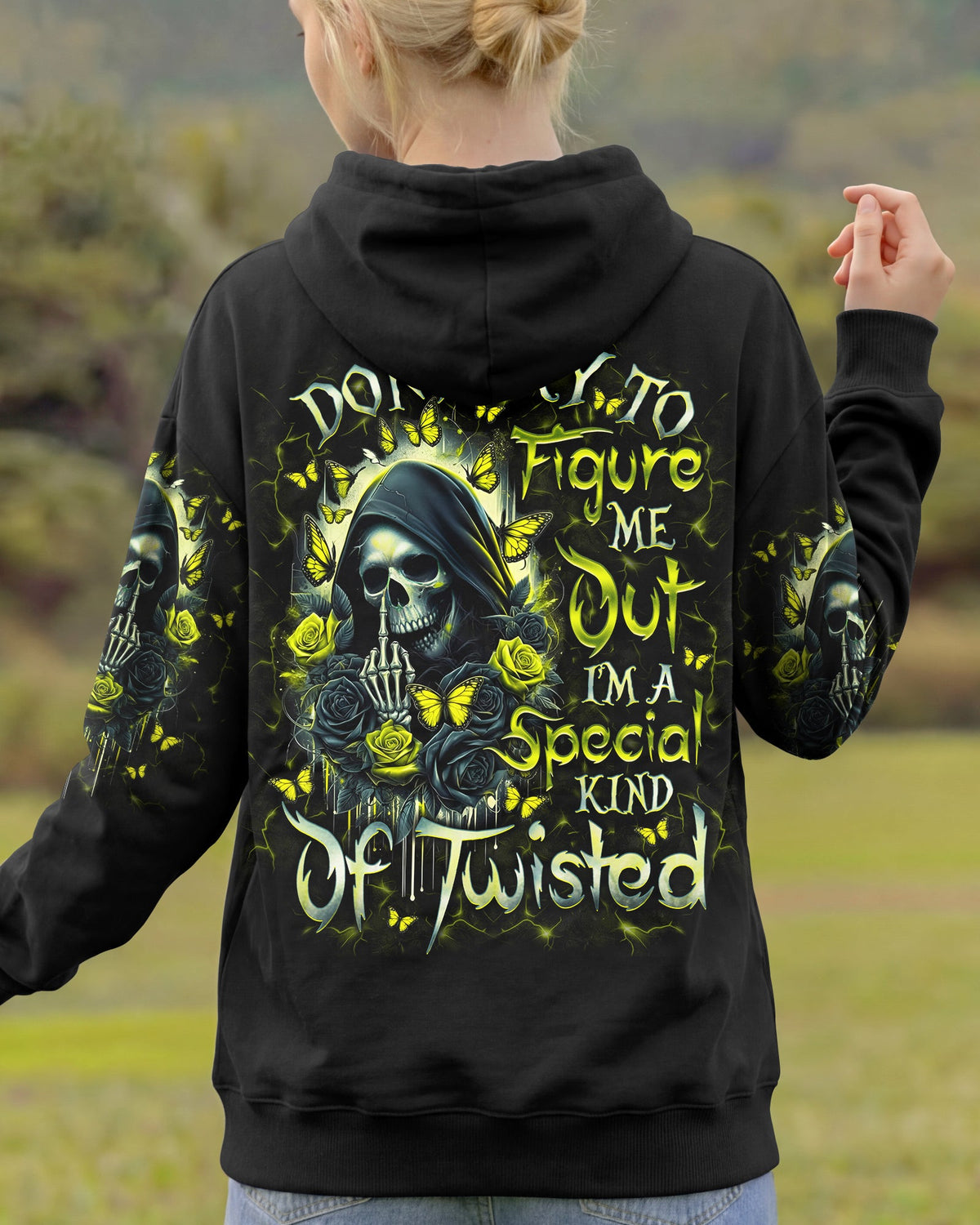 DON'T TRY TO FIGURE ME OUT REAPER SKULL ALL OVER PRINT - TLNO1601262