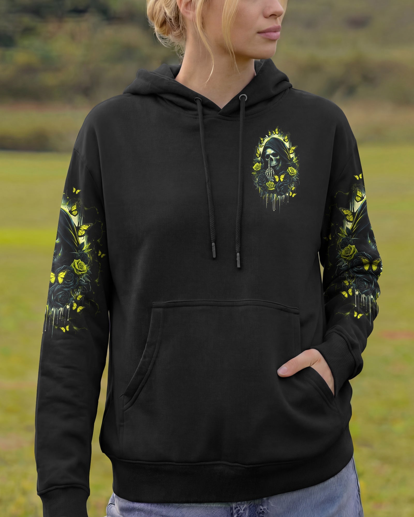 DON'T TRY TO FIGURE ME OUT REAPER SKULL ALL OVER PRINT - TLNO1601262