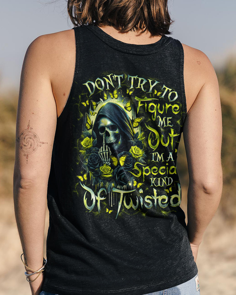 DON'T TRY TO FIGURE ME OUT REAPER SKULL ALL OVER PRINT - TLNO1601262