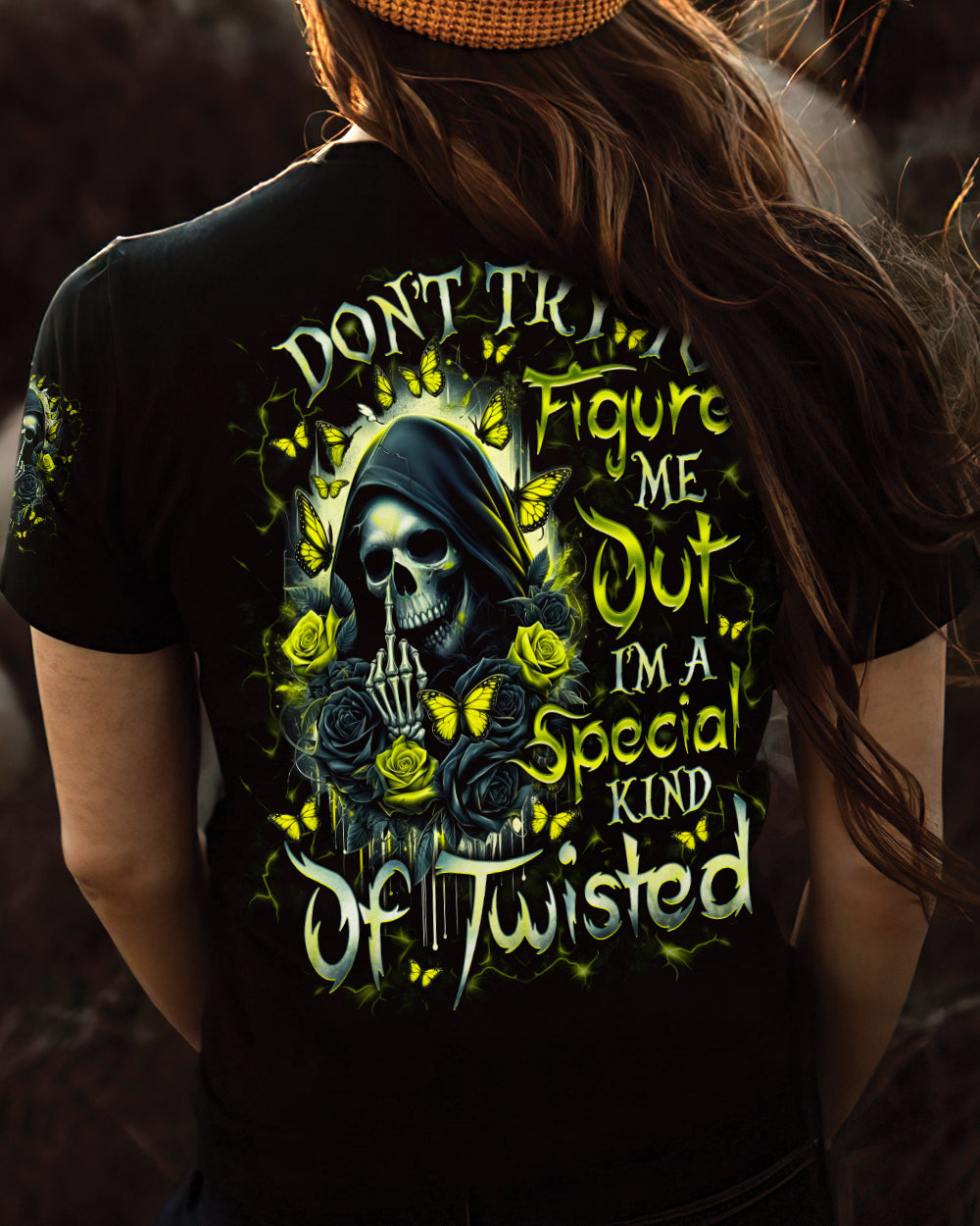DON'T TRY TO FIGURE ME OUT REAPER SKULL ALL OVER PRINT - TLNO1601262