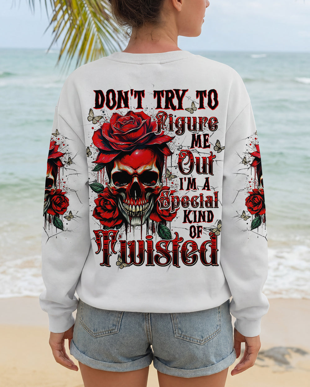 DON'T TRY TO FIGURE ME OUT REAPER SKULL ALL OVER PRINT - TLNT0502263