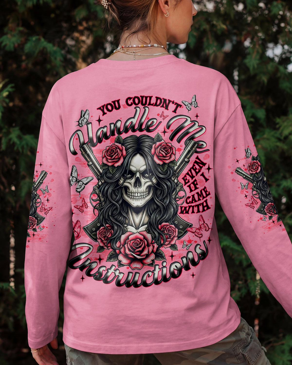 YOU COULDN'T HANDLE ME SKULL LADY  ALL OVER PRINT  - TLNT1201261