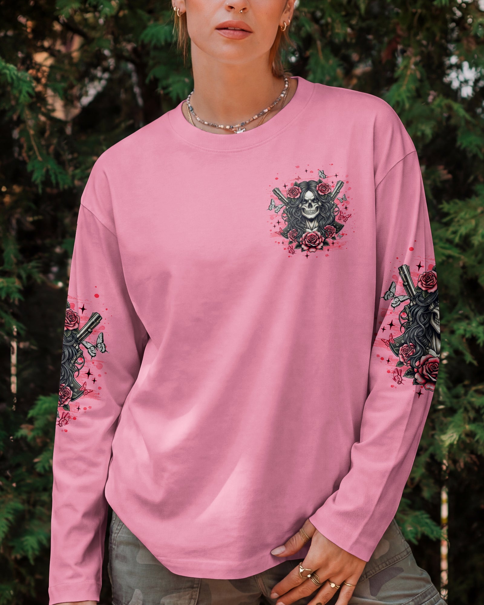 YOU COULDN'T HANDLE ME SKULL LADY  ALL OVER PRINT  - TLNT1201261