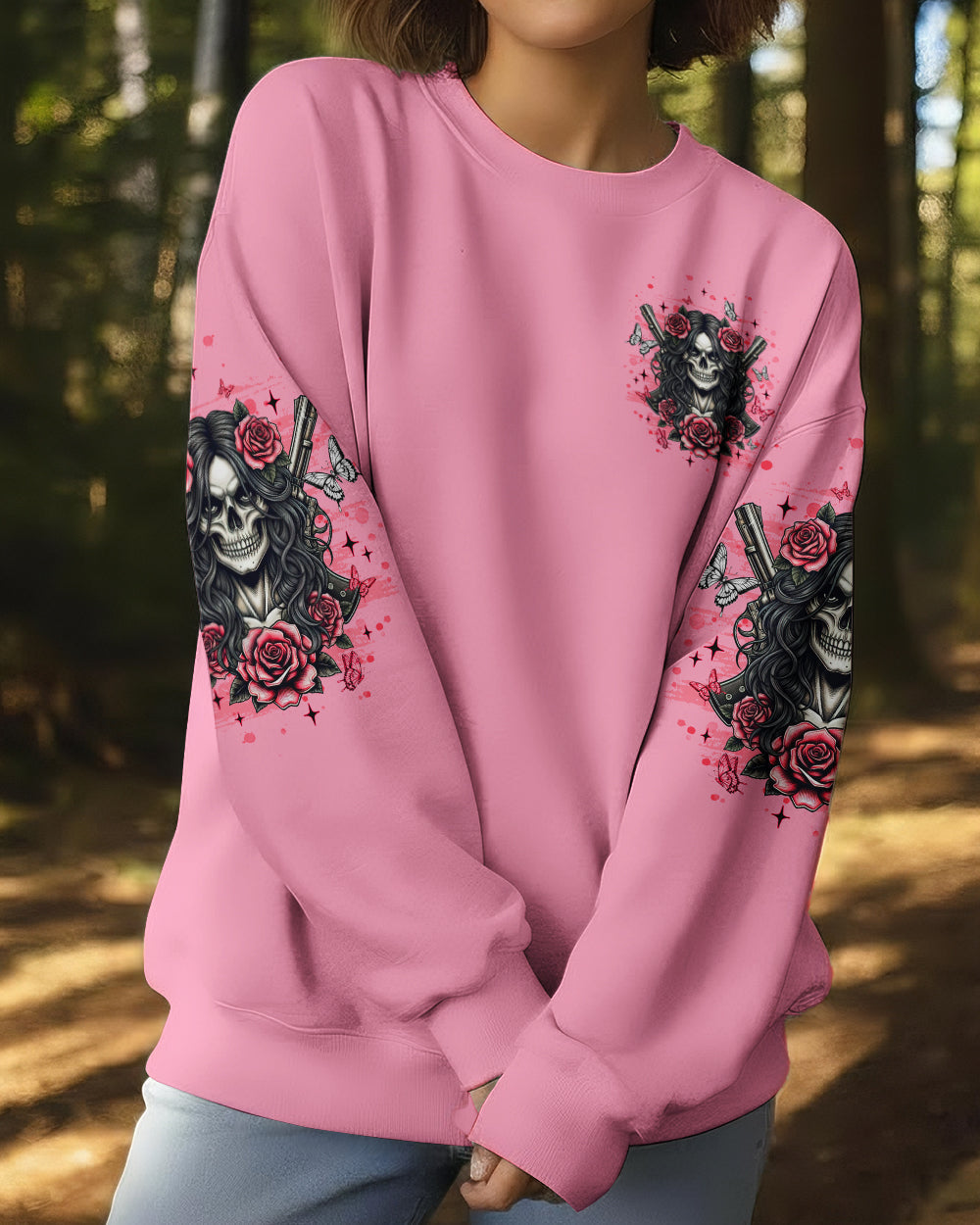 YOU COULDN'T HANDLE ME SKULL LADY  ALL OVER PRINT  - TLNT1201261