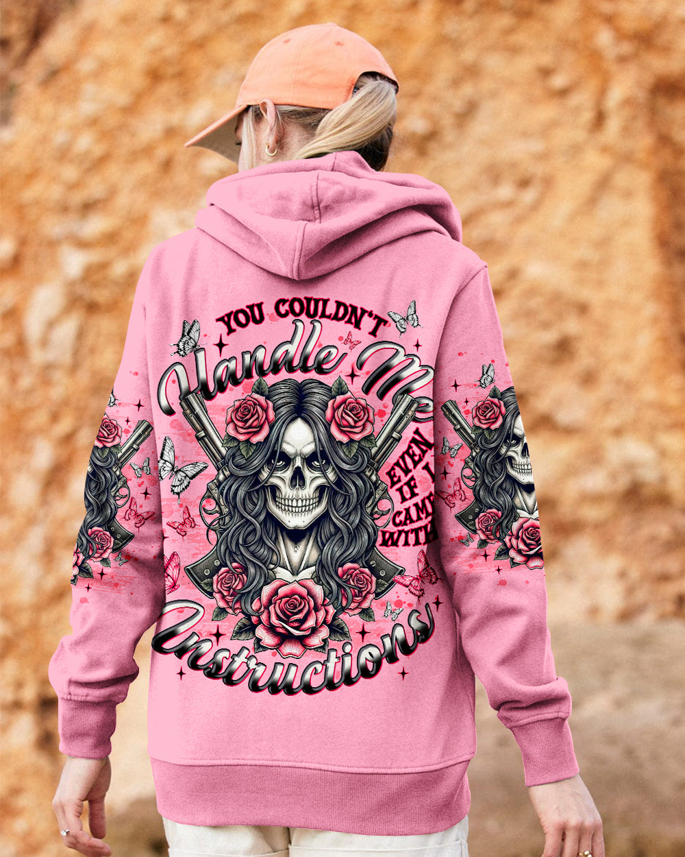 YOU COULDN'T HANDLE ME SKULL LADY  ALL OVER PRINT  - TLNT1201261
