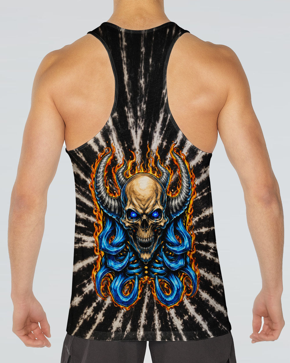 SKULL DEMON FLAMES  ALL OVER PRINT - TLNT2005262