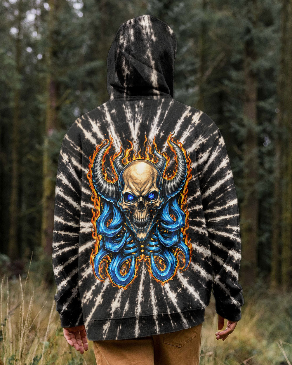 SKULL DEMON FLAMES  ALL OVER PRINT - TLNT2005262