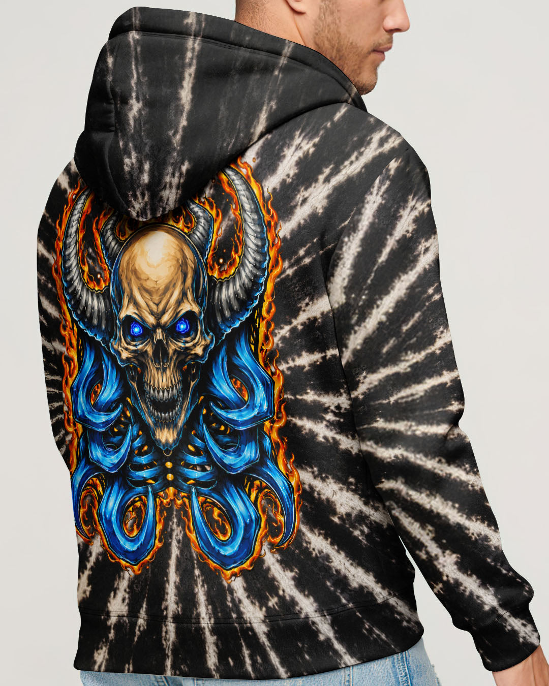 SKULL DEMON FLAMES  ALL OVER PRINT - TLNT2005262