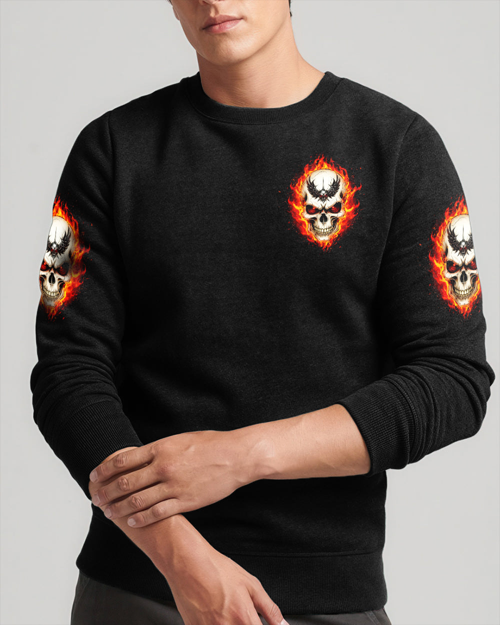 DO NOT TRY TO PLAY CRAZY WITH ME  MADLY SKULL ALL OVER PRINT - TLTW1601261