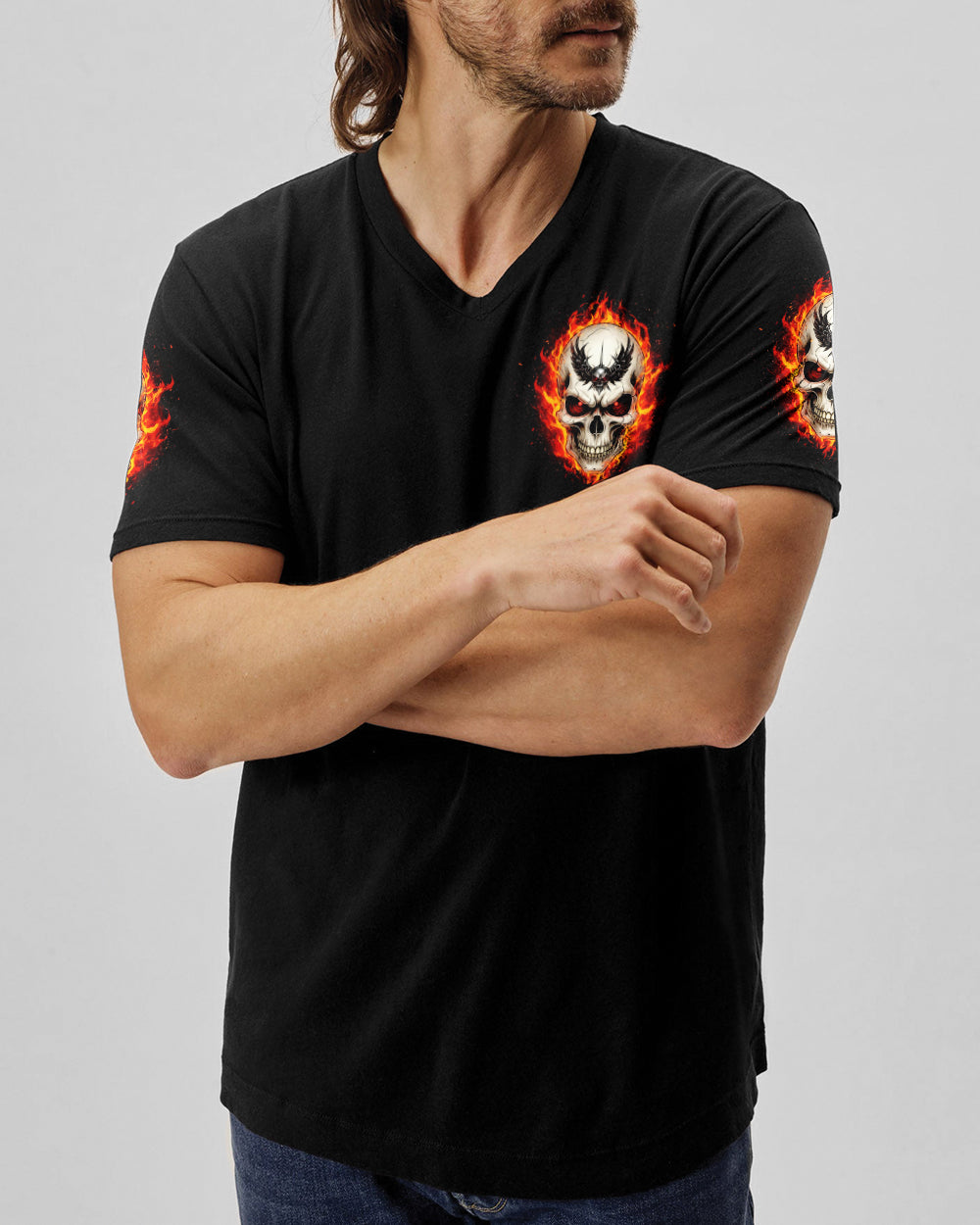 DO NOT TRY TO PLAY CRAZY WITH ME  MADLY SKULL ALL OVER PRINT - TLTW1601261
