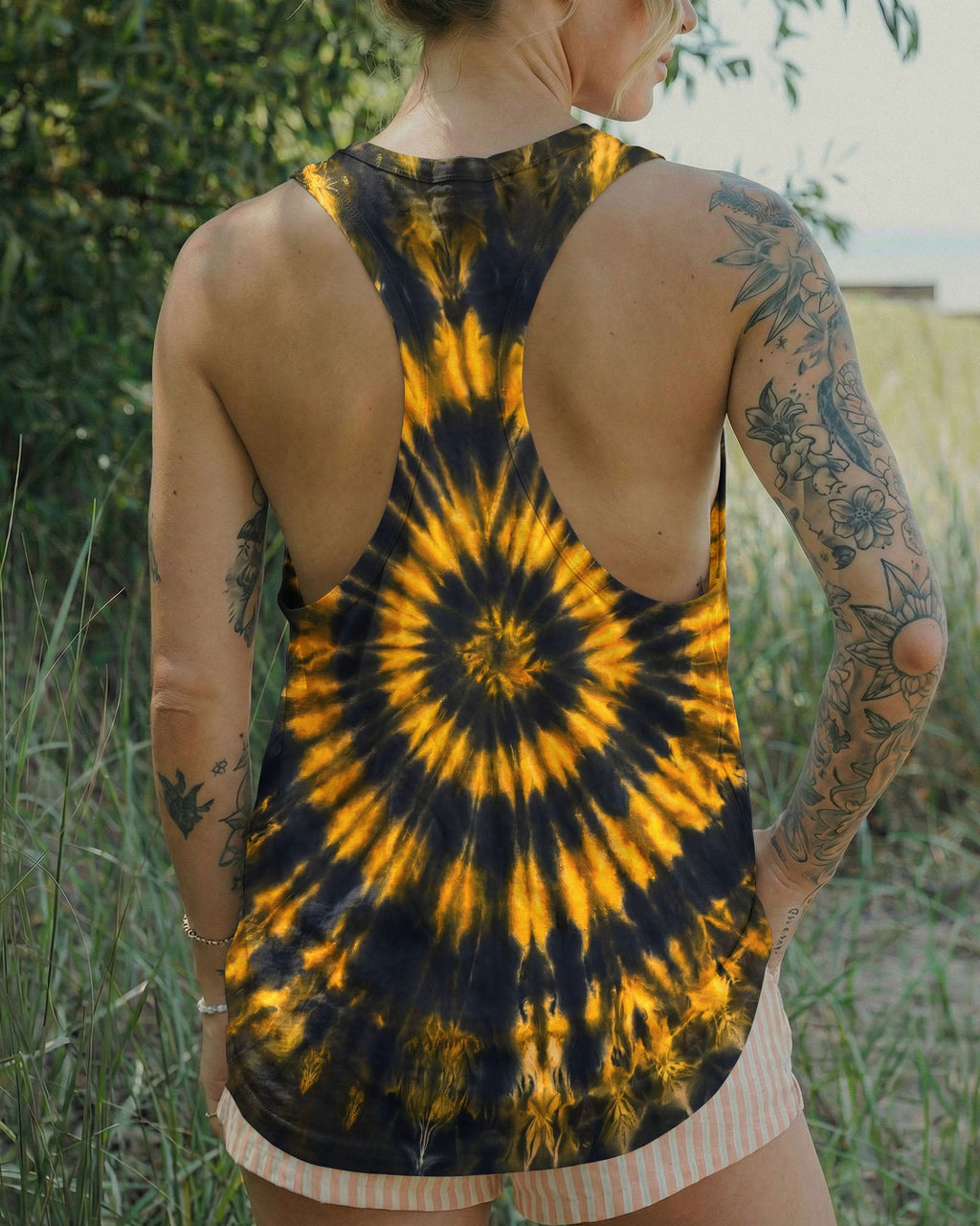 SHE IS SUNSHINE MIXED WITH A LITTLE HURRICANE ALL OVER PRINT - TYPQ2205262