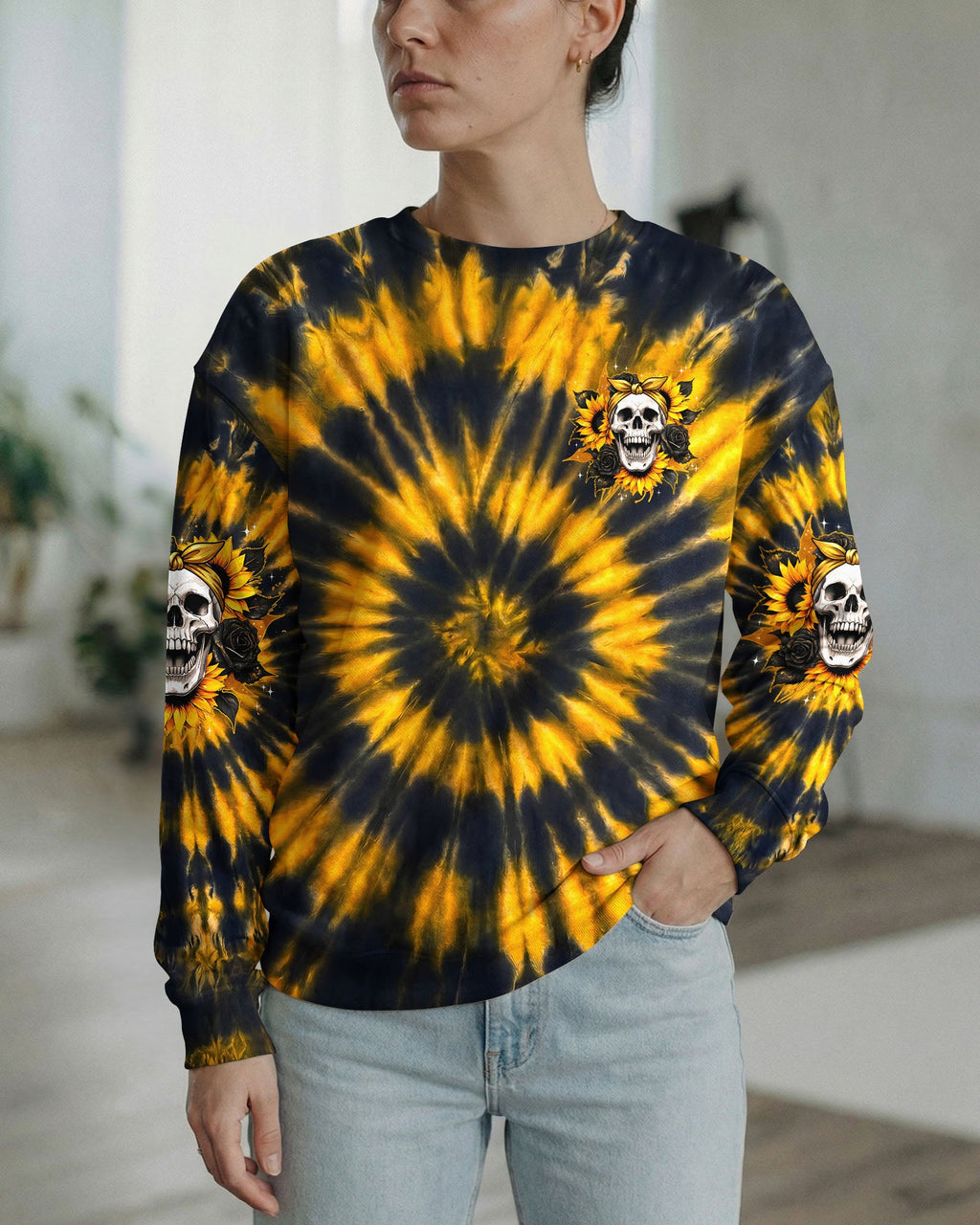 SHE IS SUNSHINE MIXED WITH A LITTLE HURRICANE ALL OVER PRINT - TYPQ2205262