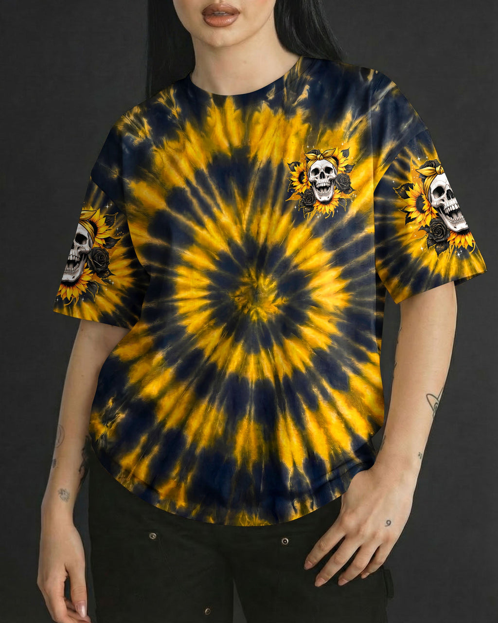 SHE IS SUNSHINE MIXED WITH A LITTLE HURRICANE ALL OVER PRINT - TYPQ2205262