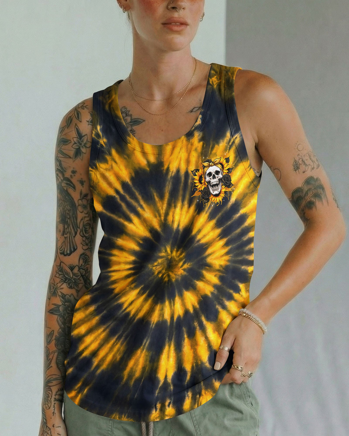 SHE IS SUNSHINE MIXED WITH A LITTLE HURRICANE ALL OVER PRINT - TYPQ2205262