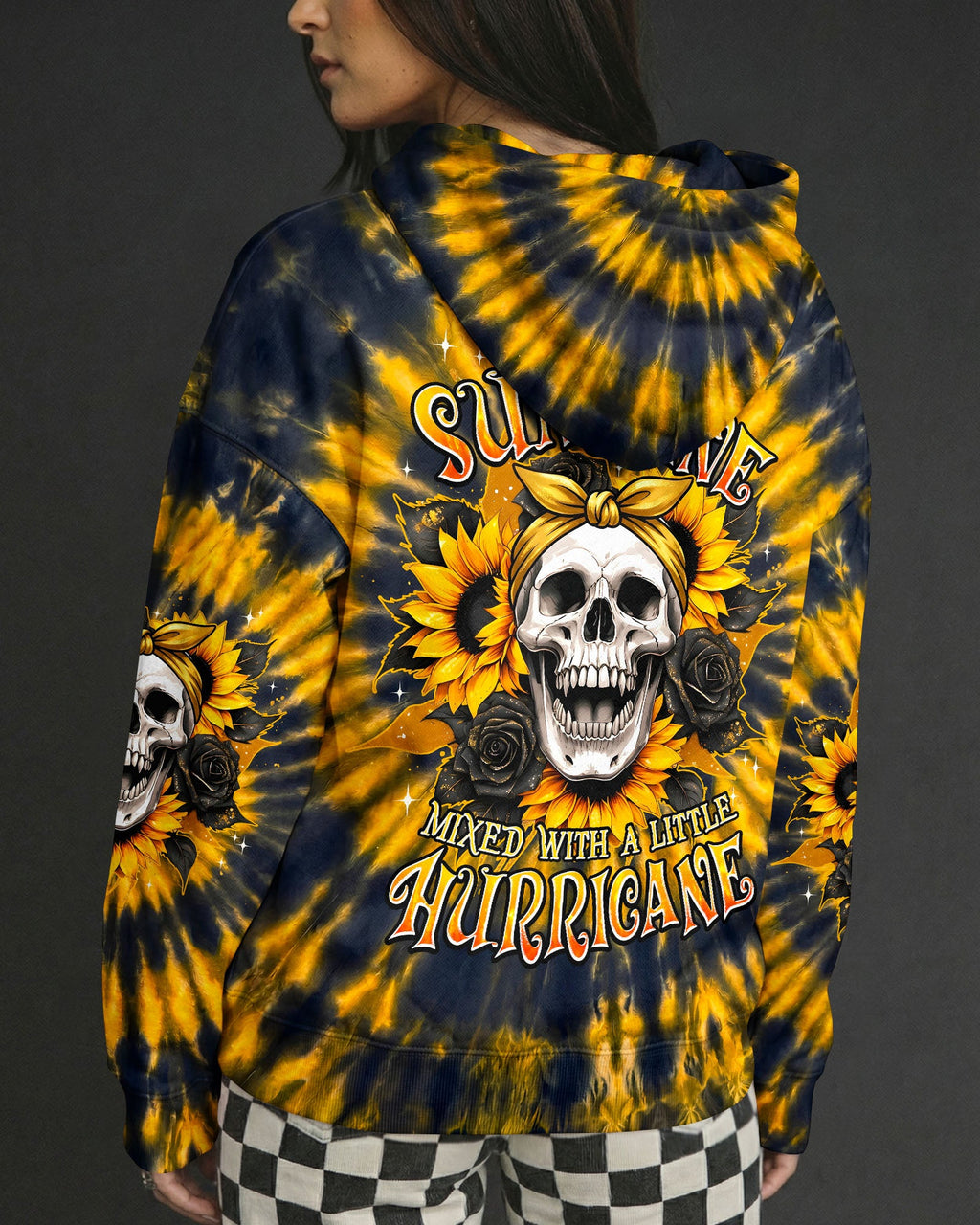 SHE IS SUNSHINE MIXED WITH A LITTLE HURRICANE ALL OVER PRINT - TYPQ2205262