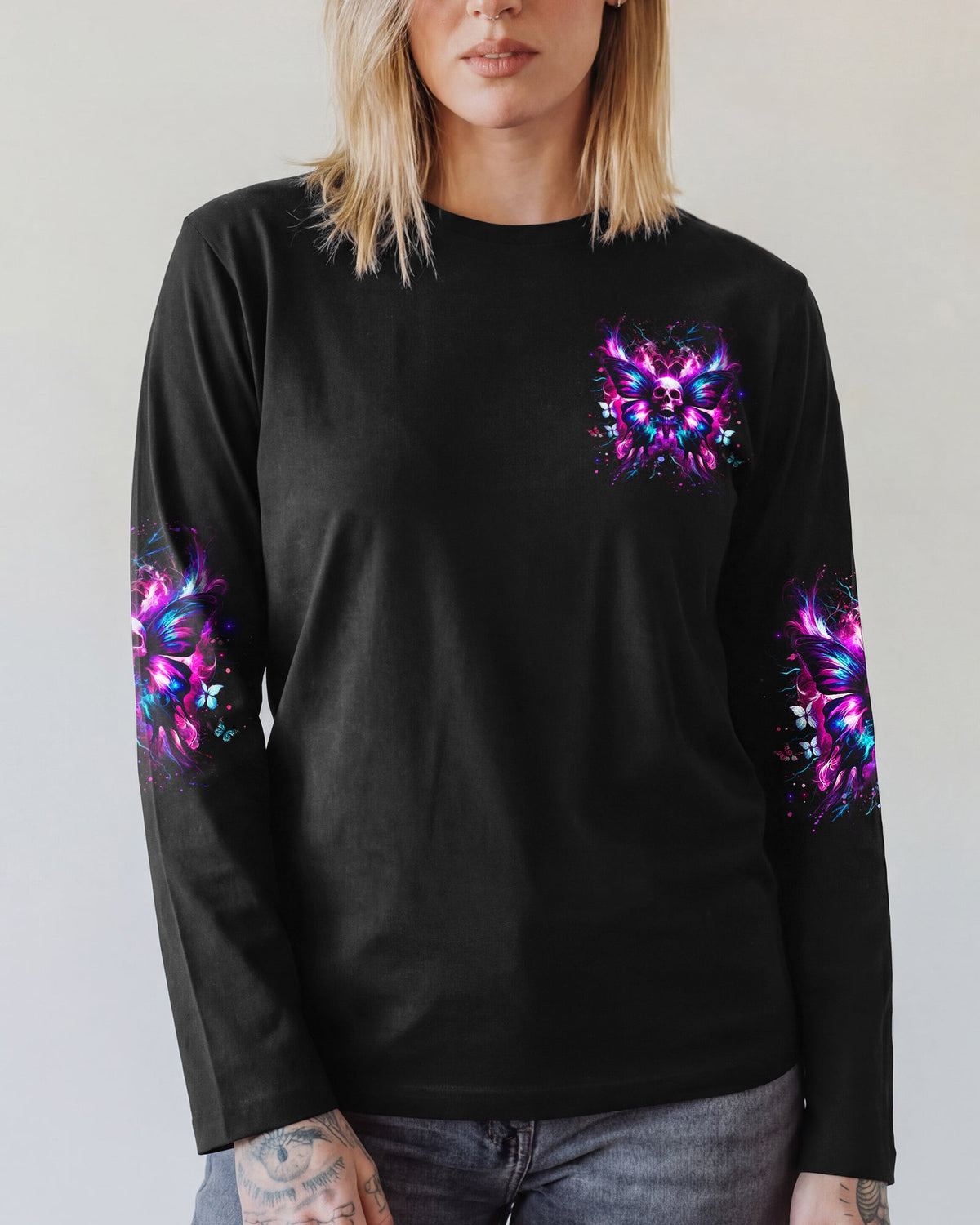KARMA FAIRY SKULL BUTTERFLY ALL OVER PRINT - YHHG0901262