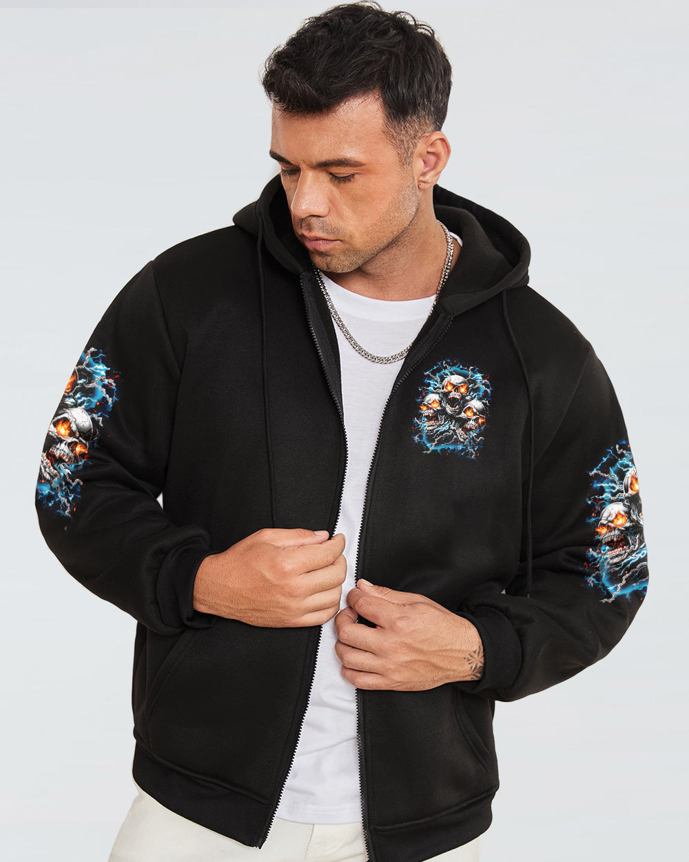 I'M NEVER ALONE SKULL DEMON ALL OVER PRINT - YHHN0801261