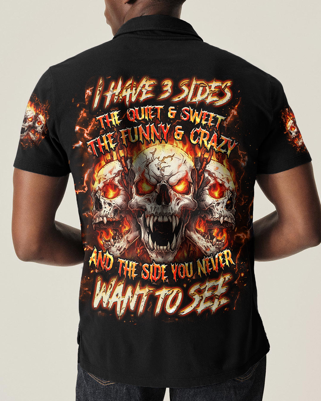 I HAVE 3 SIDES 3 SKULLS ALL OVER PRINT - YHHN0901263