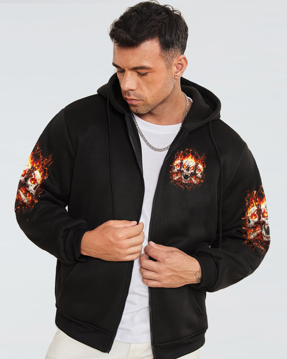 I HAVE 3 SIDES 3 SKULLS ALL OVER PRINT - YHHN0901263