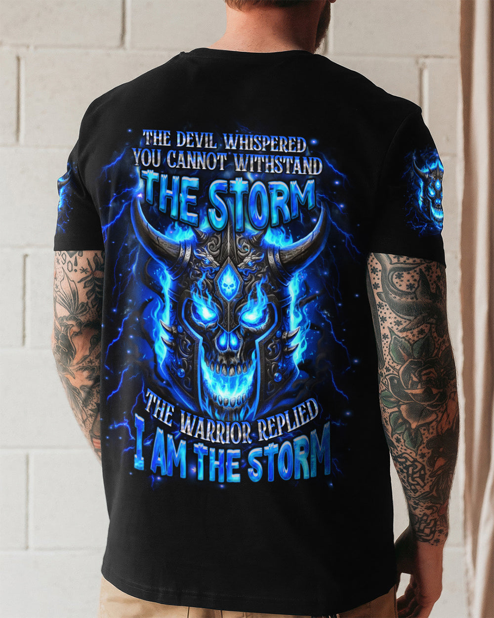I AM THE STORM SKULL WARRIOR ALL OVER PRINT - YHHN1501261