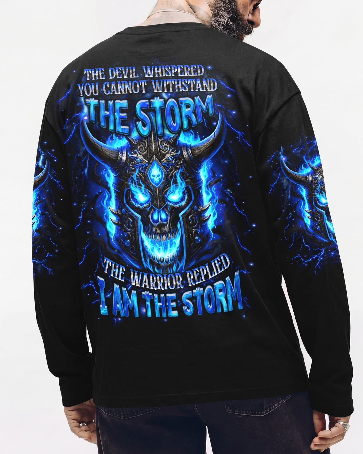 I AM THE STORM SKULL WARRIOR ALL OVER PRINT - YHHN1501261