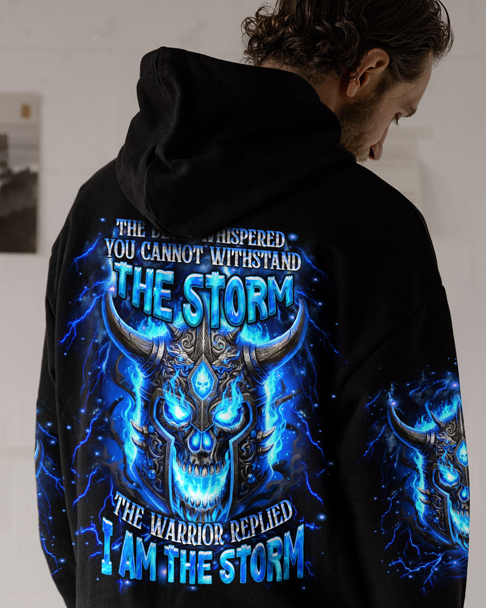I AM THE STORM SKULL WARRIOR ALL OVER PRINT - YHHN1501261