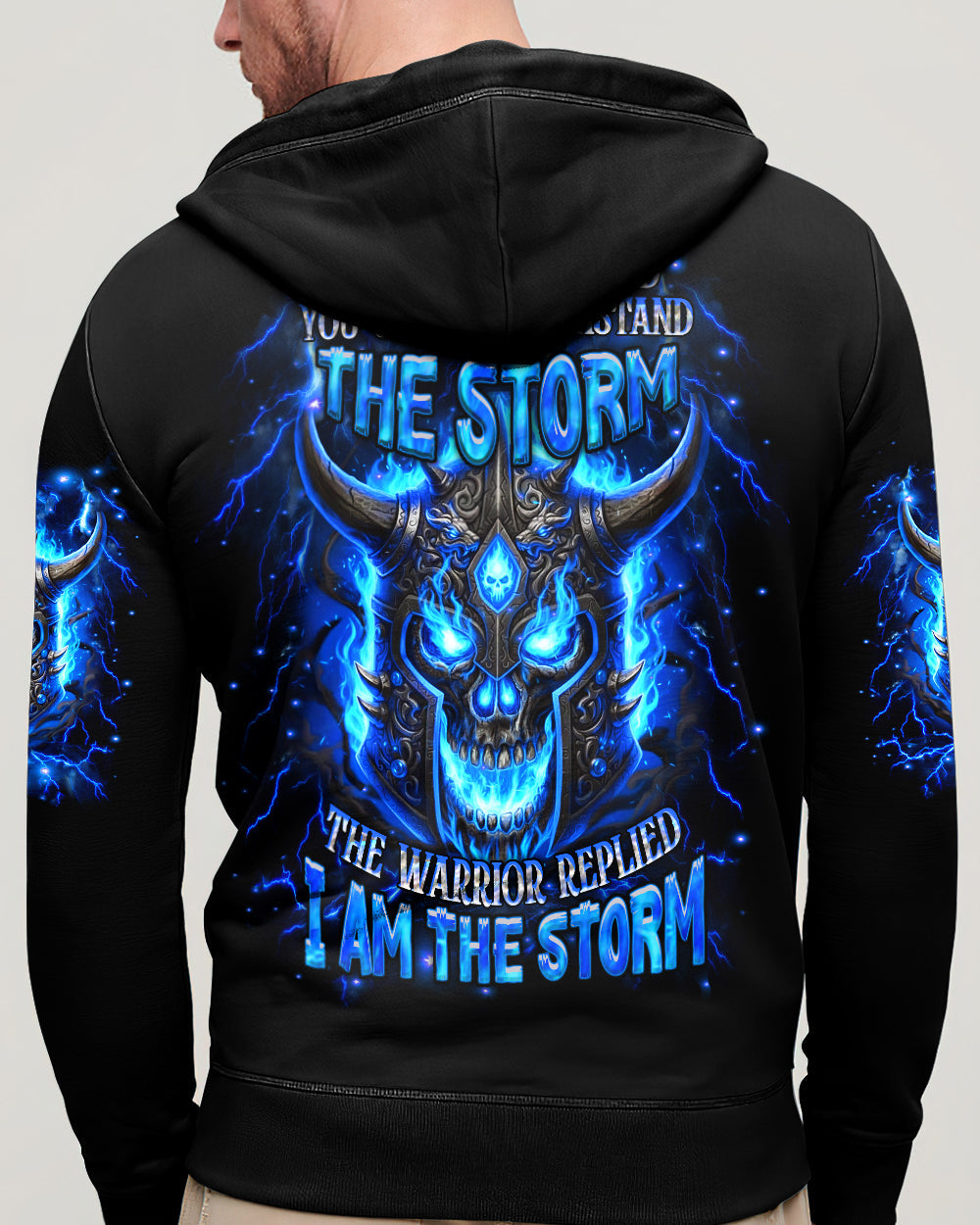 I AM THE STORM SKULL WARRIOR ALL OVER PRINT - YHHN1501261