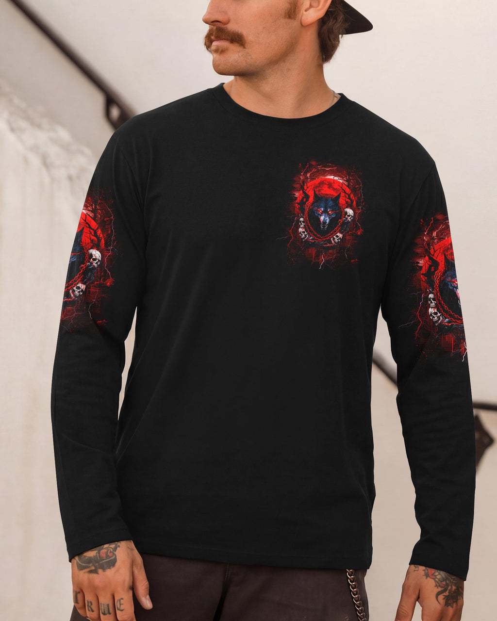 HELLO DARKNESS MY OLD FRIEND WOLF ALL OVER PRINT - YHHN2001261