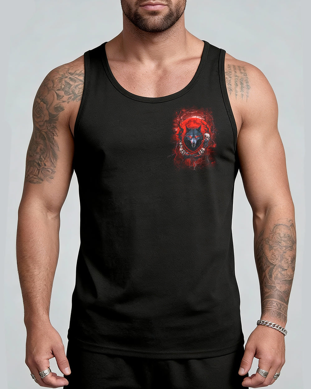 HELLO DARKNESS MY OLD FRIEND WOLF ALL OVER PRINT - YHHN2001261