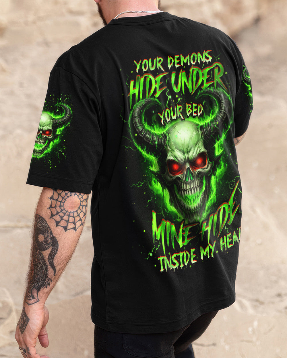 YOUR DEMONS HIDE UNDER YOUR BED ALL OVER PRINT - YHHN2601261