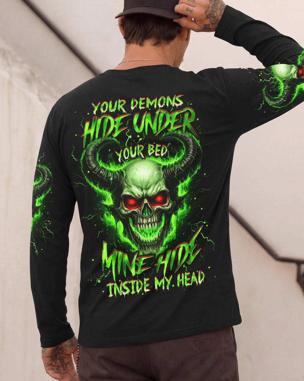 YOUR DEMONS HIDE UNDER YOUR BED ALL OVER PRINT - YHHN2601261