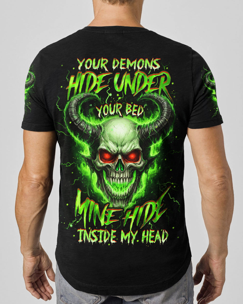 YOUR DEMONS HIDE UNDER YOUR BED ALL OVER PRINT - YHHN2601261